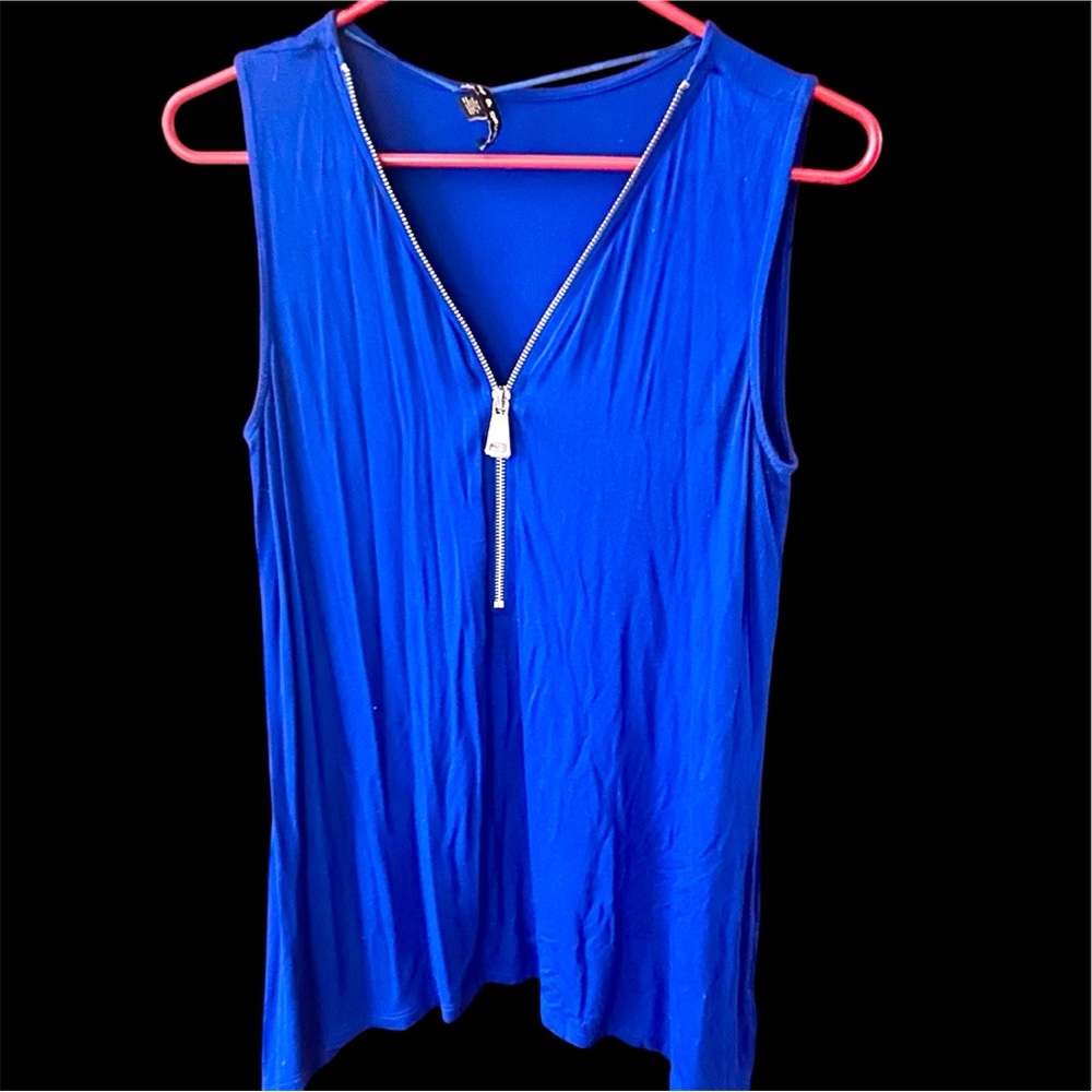 CABLE & GAUGE Sleeveless Top Half Zip Never Worn Size Small